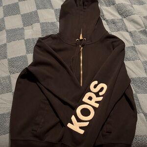 Michael Kors Black Hoodie Jacket